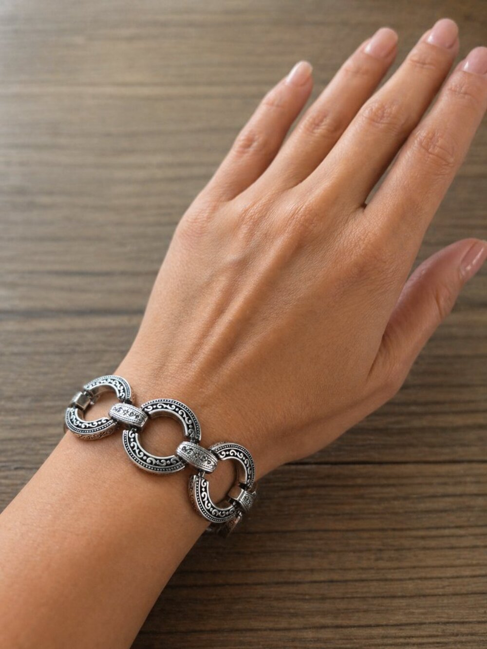 NWT Brighton Central Park Linked Circle Bracelet